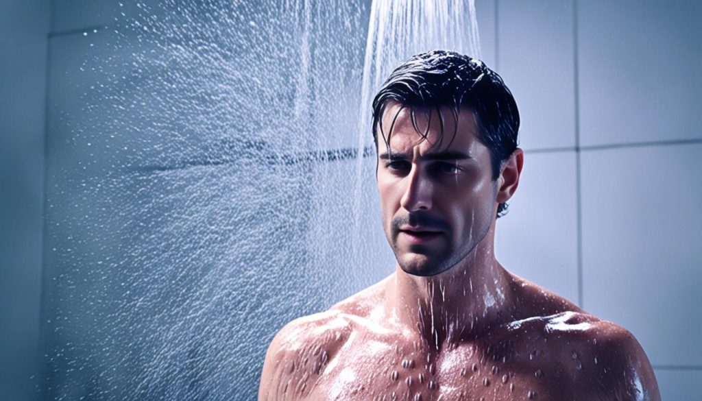 douche froide sur la circulation sanguine