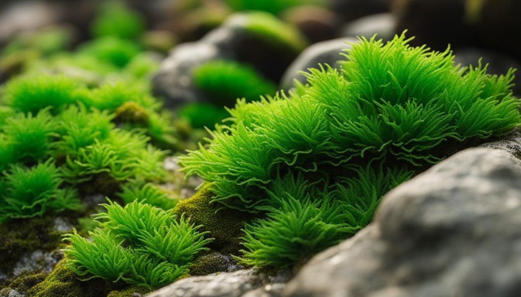 Variétés de mousse de mer