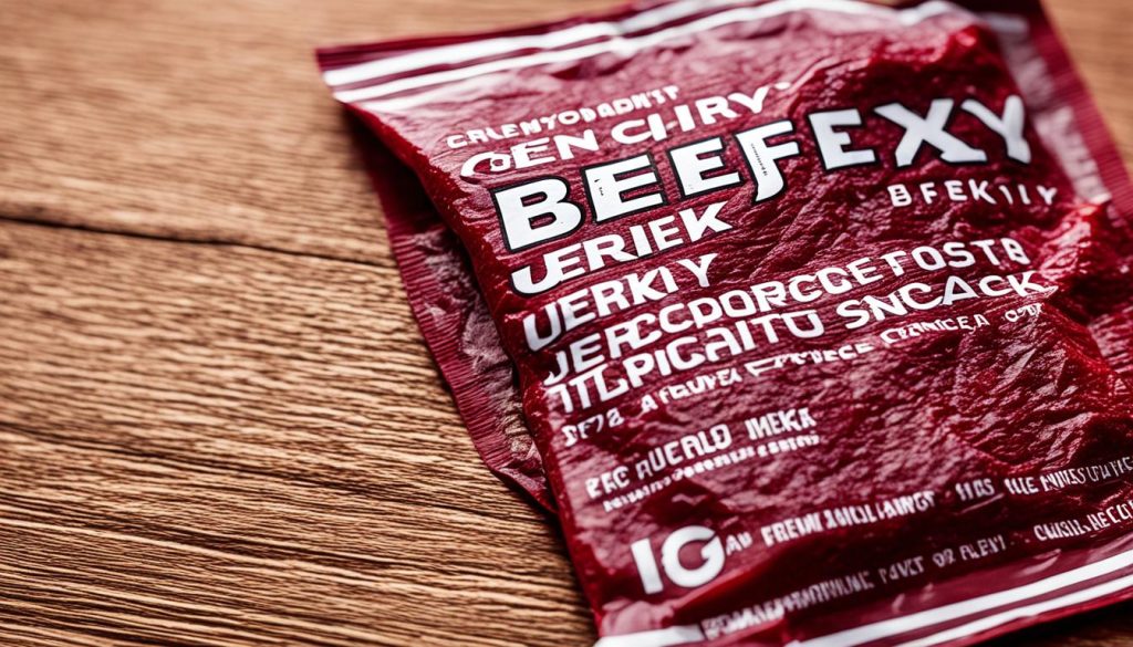 Beef Jerky Snack Protéiné pour Biohacking