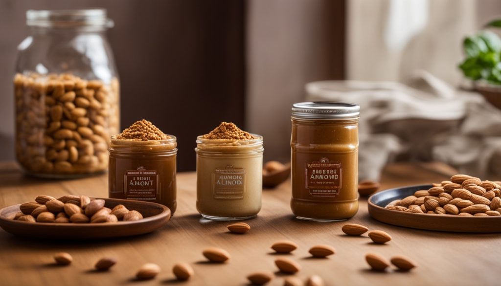 Comparatif beurre d'amandes et beurre de cacahuète