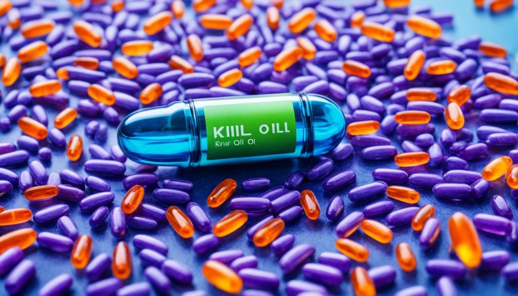 Huile de krill anti-inflammatoire