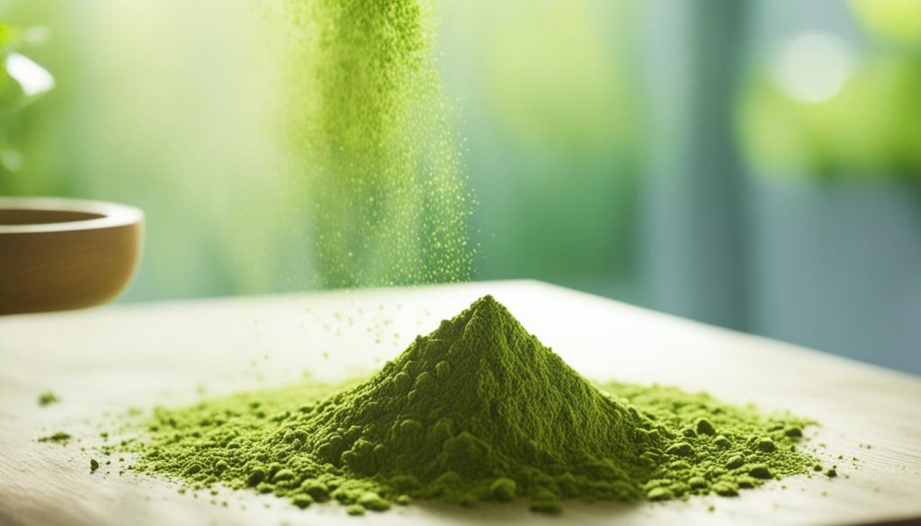 Matcha comme source d'énergie naturelle