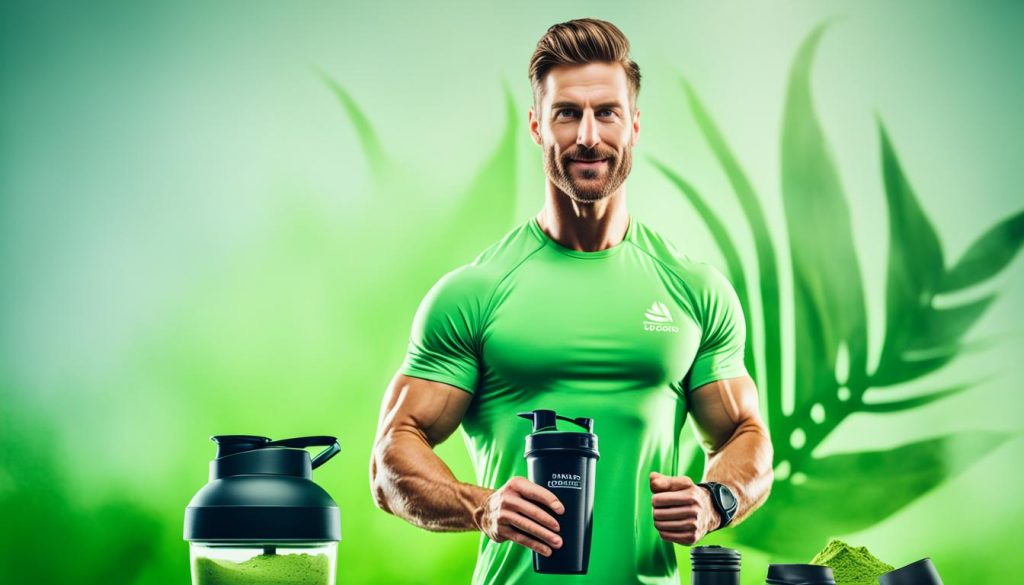 Performance sportive et matcha en poudre