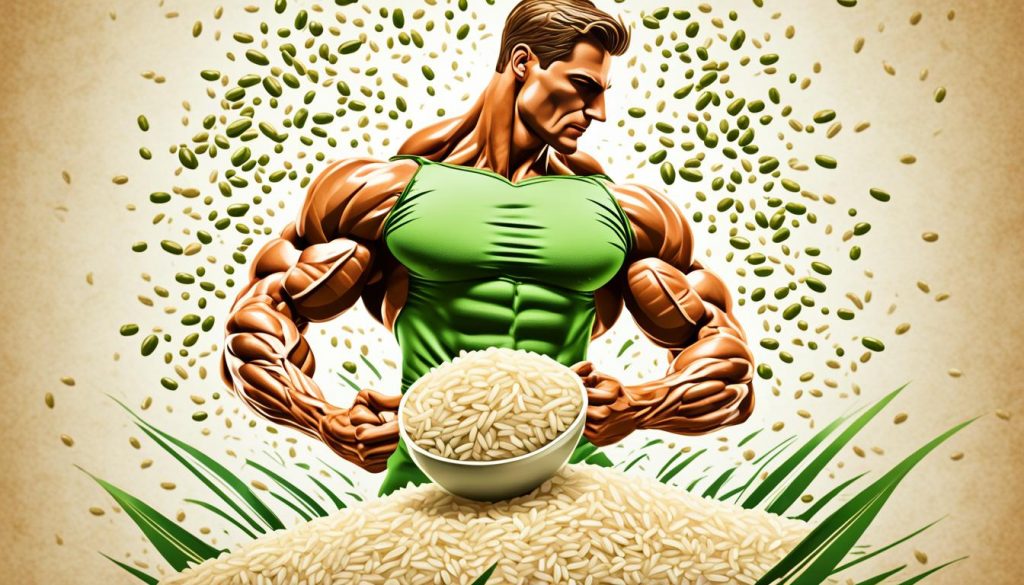 Protéines de riz pour la prise de masse musculaire