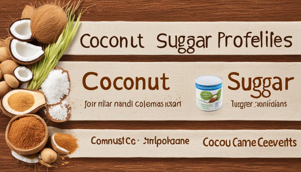 comparaison nutritionnelle sucre de coco